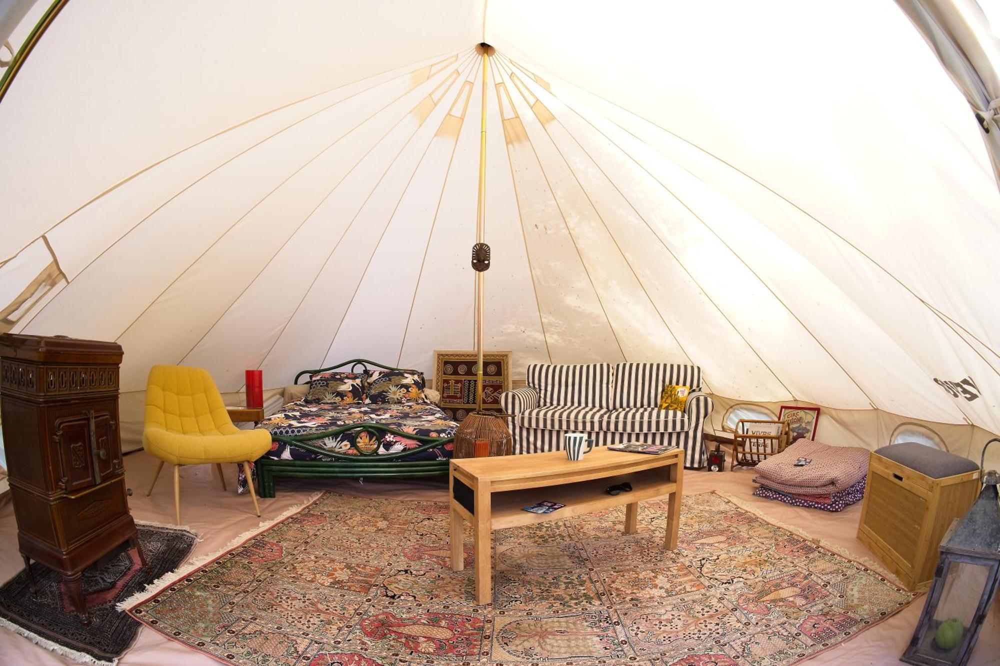 Tente Mongole 4 Saisons Cosy Et Spacieux Conchy-les-Pots Exteriör bild
