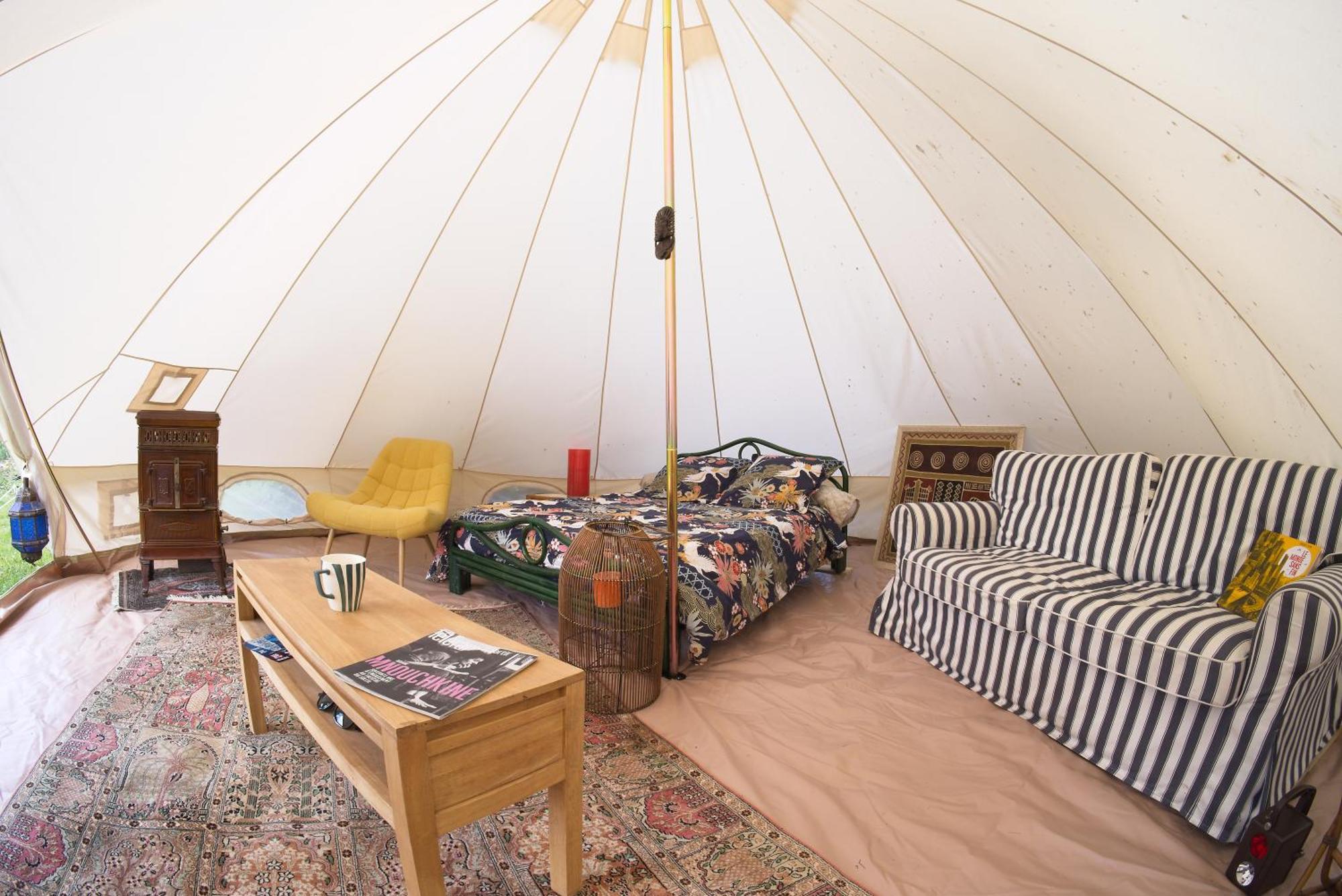 Tente Mongole 4 Saisons Cosy Et Spacieux Conchy-les-Pots Exteriör bild